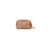 Small brown, colorful smiley faces all around tag a long key ring