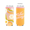 Cute reversible slim can kookie with 