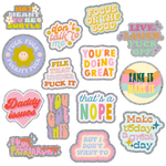 Non-Packaged Individual Glitter Stickers