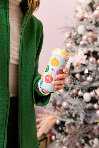 Holiday Reversible Slim Can Coolers - Talking Out Of Turn