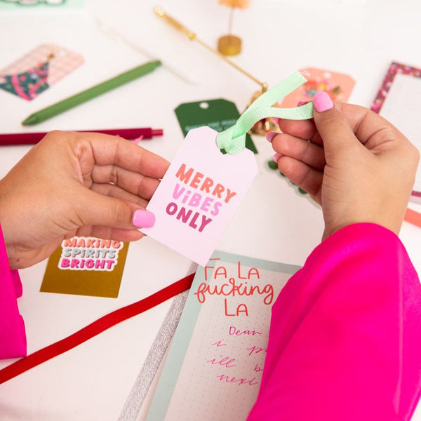Holiday Gift Tags (12 Tags) - Talking Out Of Turn