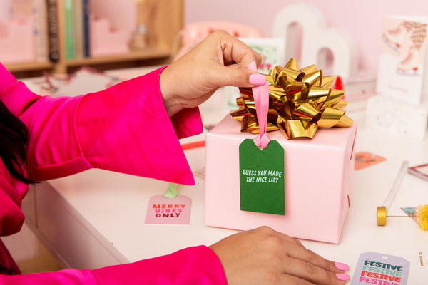 Holiday Gift Tags (12 Tags) - Talking Out Of Turn
