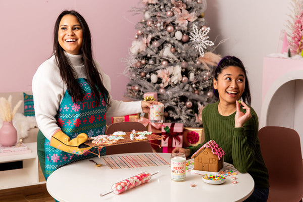 Holiday Oven Mitts - Talking Out Of Turn