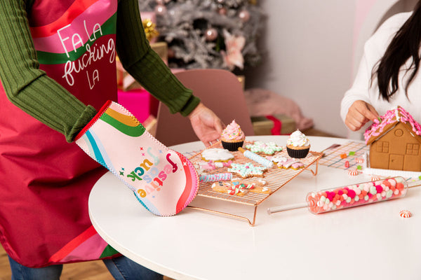 Holiday Oven Mitts - Talking Out Of Turn