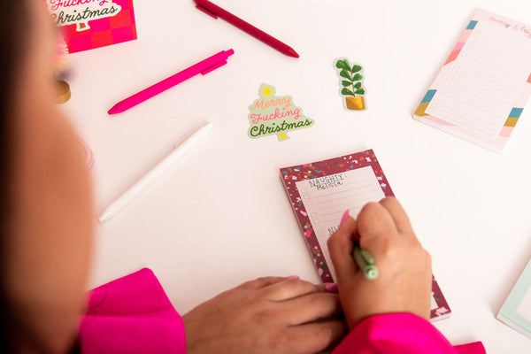 Holiday Tearaway Notepads - Talking Out Of Turn