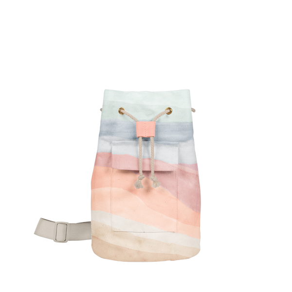 bucket bag sunset stripes talking out of turn