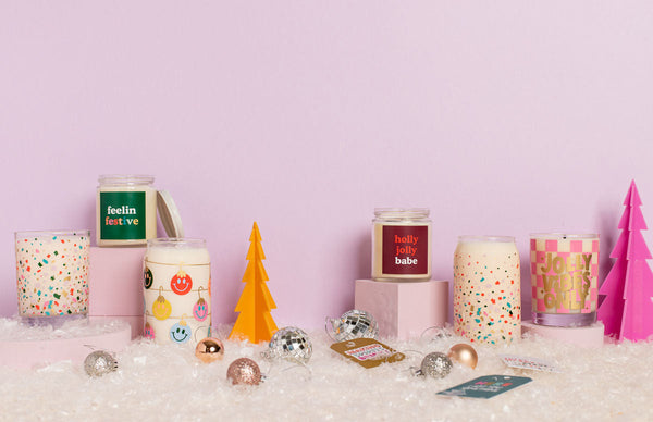 Holiday Candle Can Glass - Talking Out Of Turn