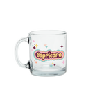 Astrology Clear Glass Mug - Capricorn