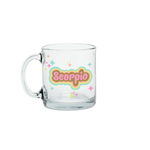 Astrology Clear Glass Mug - Scorpio